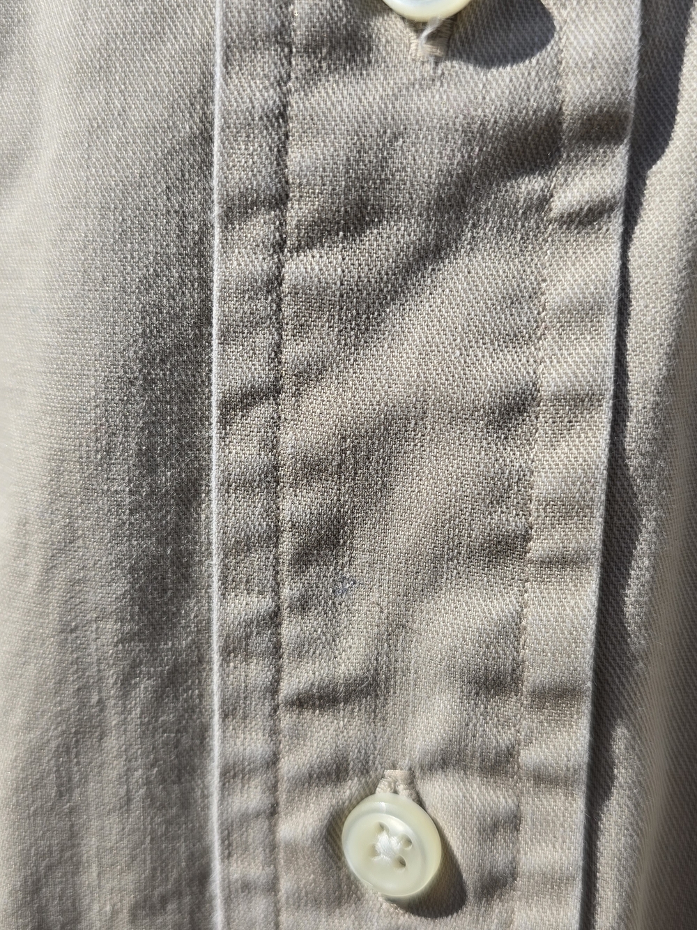 Ralph Lauren Shirt Mens Large Beige Button Down Long Sleeve Pony Logo Casual - Picture 6 of 10